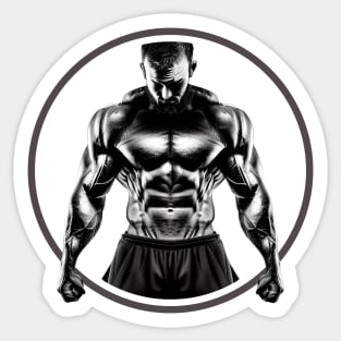 Gym Bodybuilding Training Sticker